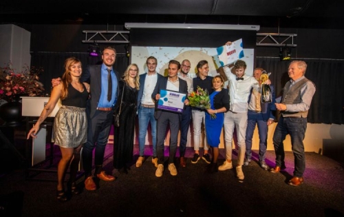Het team van Moovd als beste Twentse Start-Up 2022